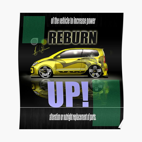 VW UP! Tuning Poster
