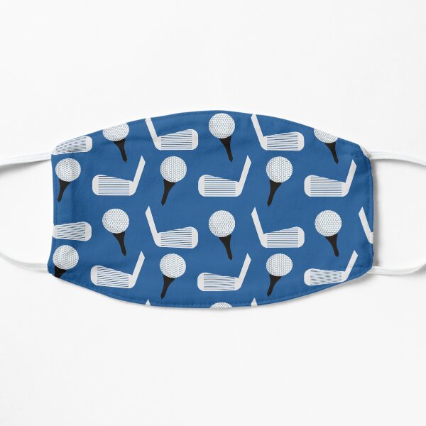 Golf Pattern (Blue) Mask
