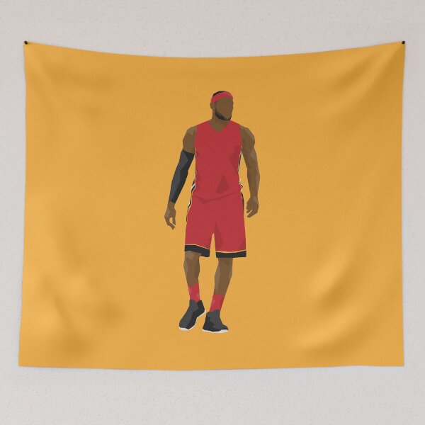 Item preview, LeBron James Classic Heat Red designed and sold by sageklein.