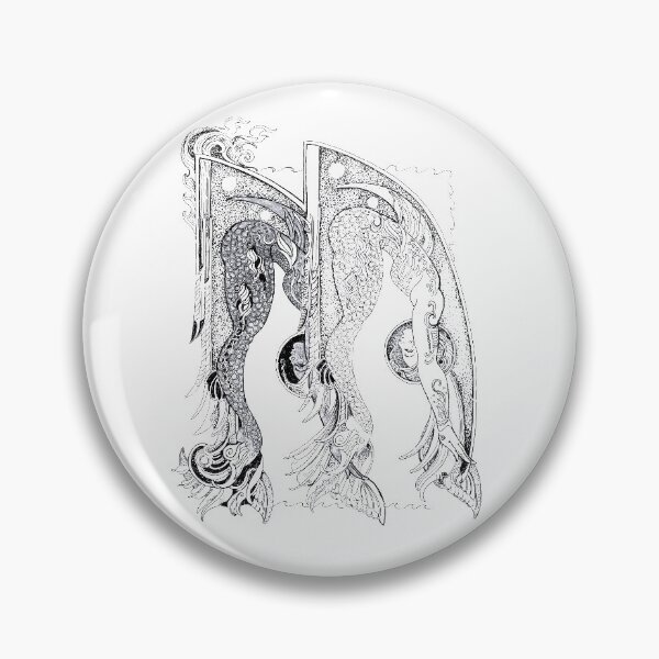 Item preview, Mermaid Alphabet M designed and sold by BeautyWayT.
