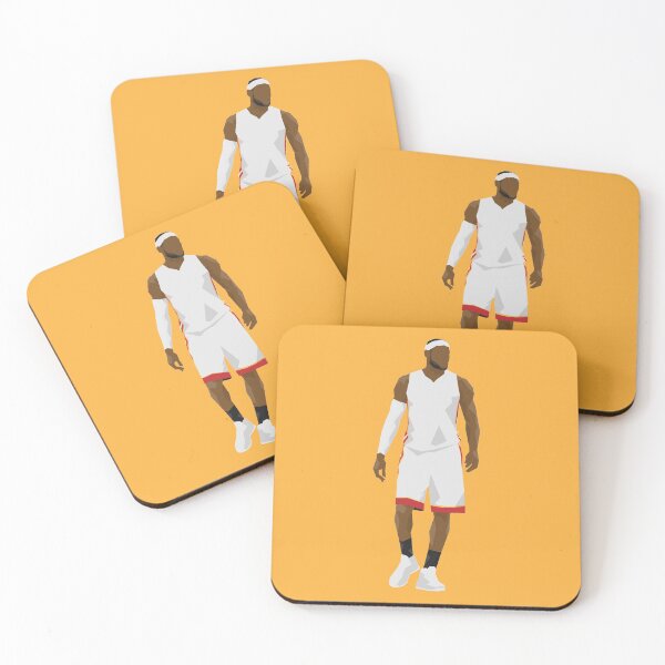 Item preview, LeBron James Classic Heat White designed and sold by sageklein.