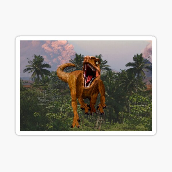 Raptor Face Sticker
