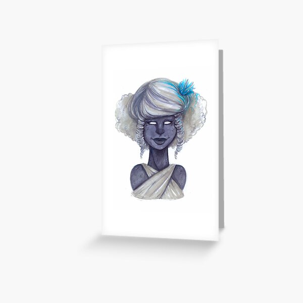Golem Gal Greeting Card