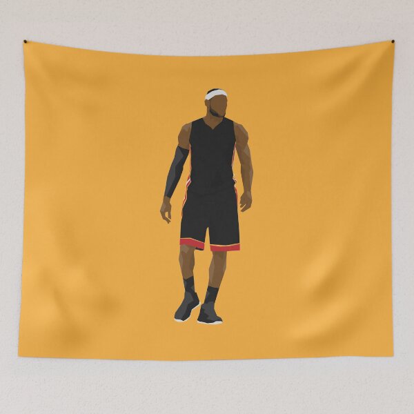 Item preview, LeBron James Classic Heat Black designed and sold by sageklein.