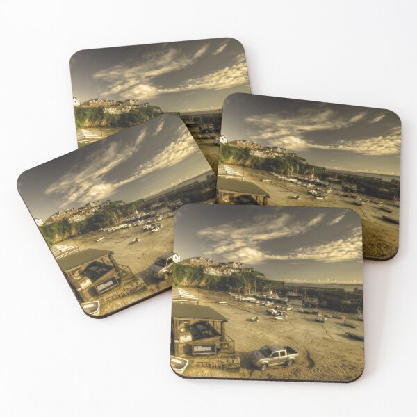 Item preview, Dawn over Newquay Harbour designed and sold by hawkie.