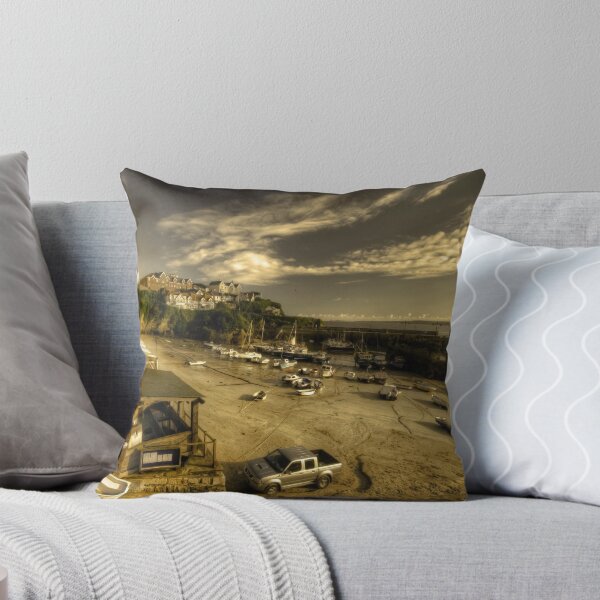 Item preview, Dawn over Newquay Harbour designed and sold by hawkie.