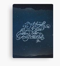 Thoughts Are Stars Canvas Print