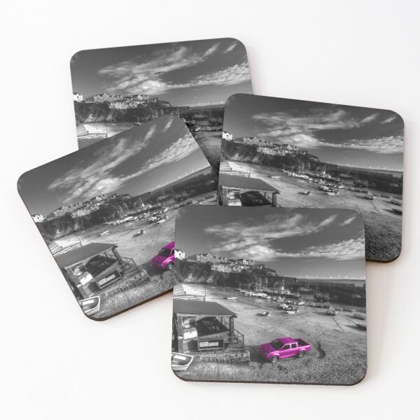 Item preview, Newquay Harbour Pink Pickup  designed and sold by hawkie.