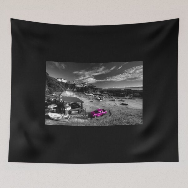 Item preview, Newquay Harbour Pink Pickup  designed and sold by hawkie.