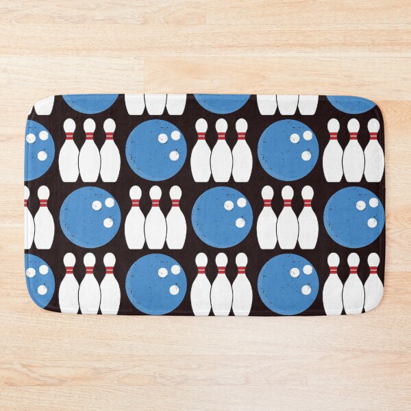 Item preview, Bowling Pattern (Black/Blue) designed and sold by BuiceJox.