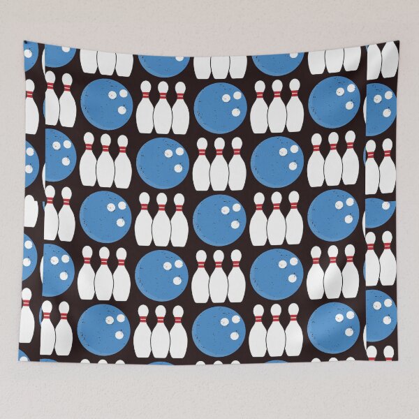 Item preview, Bowling Pattern (Black/Blue) designed and sold by BuiceJox.