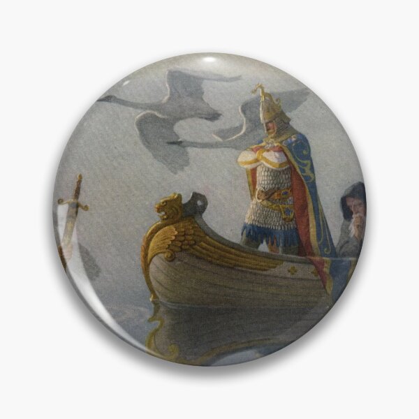 Item preview, King Arthur in his longboat designed and sold by Vintage Designs +.
