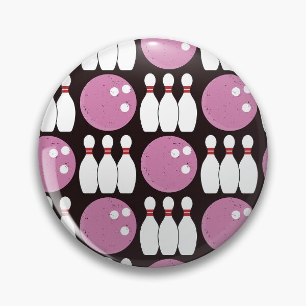 Item preview, Bowling Pattern (Black/Pink) designed and sold by BuiceJox.
