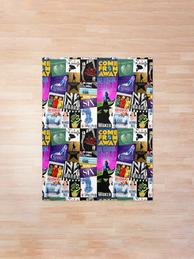 Alternate view of Musicals Collage Comforter