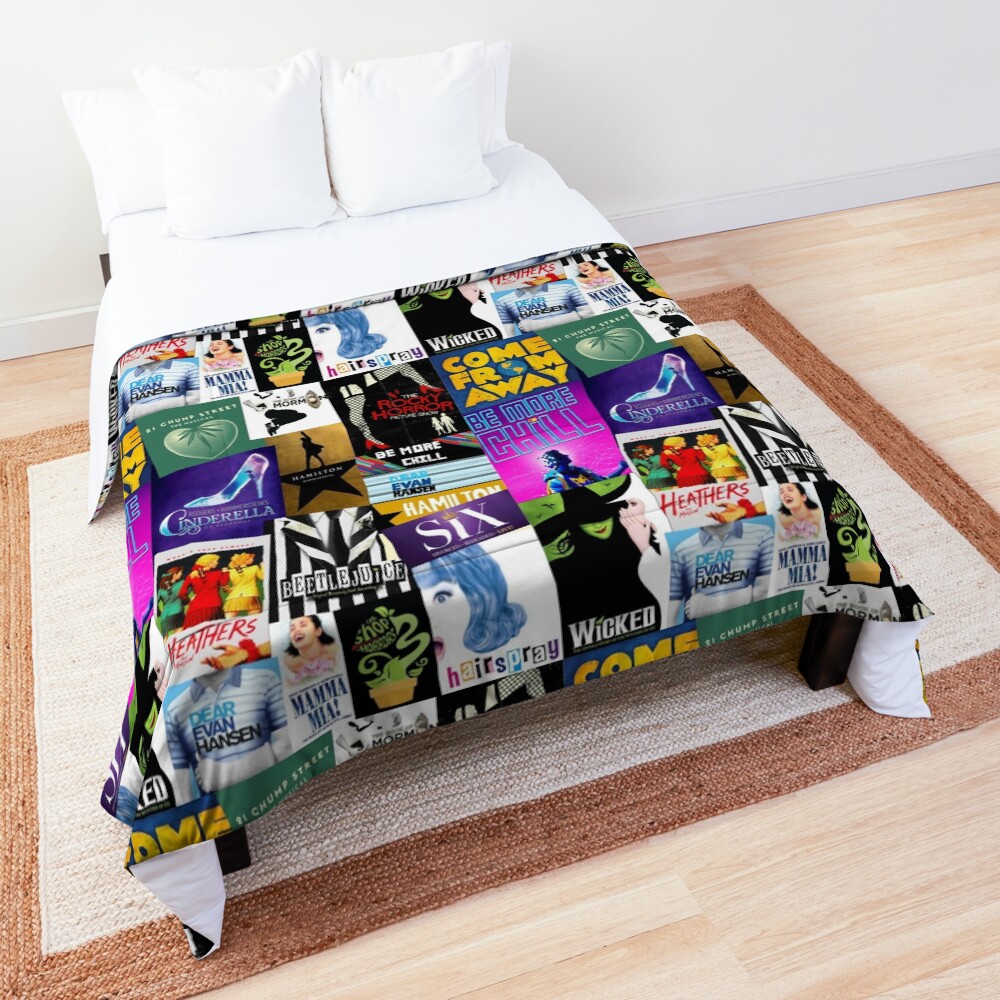 Musicals Collage Comforter
