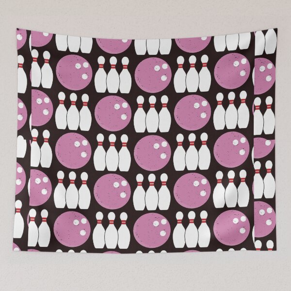 Item preview, Bowling Pattern (Black/Pink) designed and sold by BuiceJox.