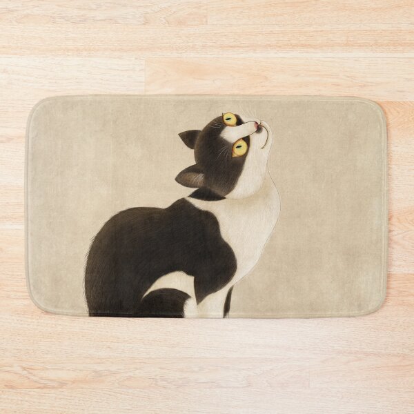 Item preview, Minhwa: cat & butterfly (Korean traditional/folk art) designed and sold by minsillust.