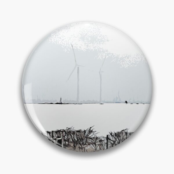 Item preview, Windfarm, Snow, Harthill with Woodall, South Yorkshire, England. designed and sold by Paul Rowland.