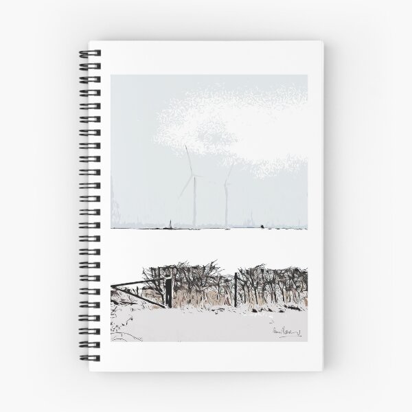 Item preview, Windfarm, Snow, Harthill with Woodall, South Yorkshire, England. designed and sold by Paul Rowland.