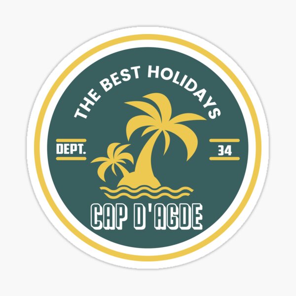 CAP D'AGDE Sticker