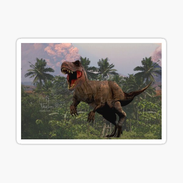 T-Rex Face Sticker