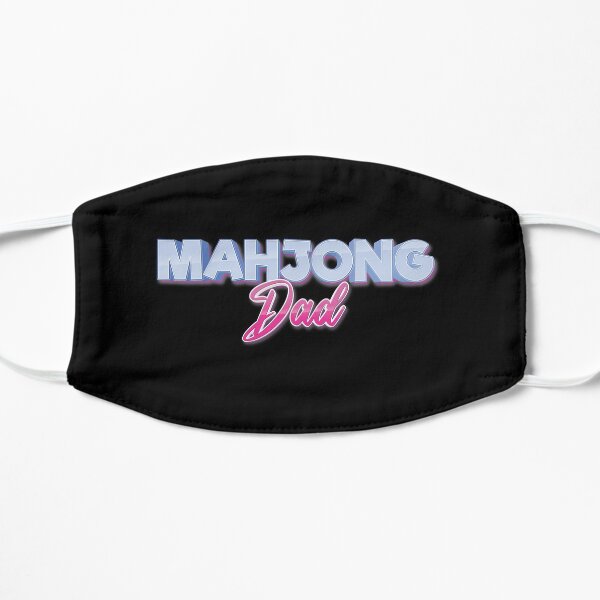Mahjong Dad Flat Mask