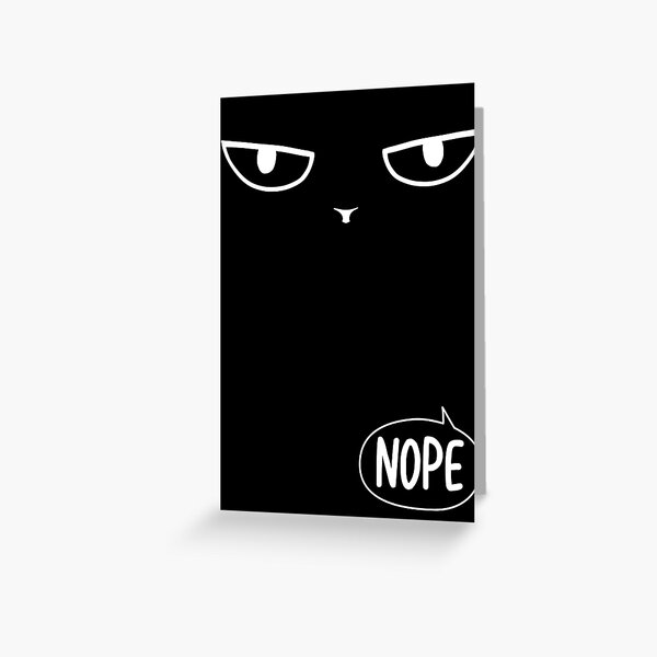 grumpy shirt Greeting Card