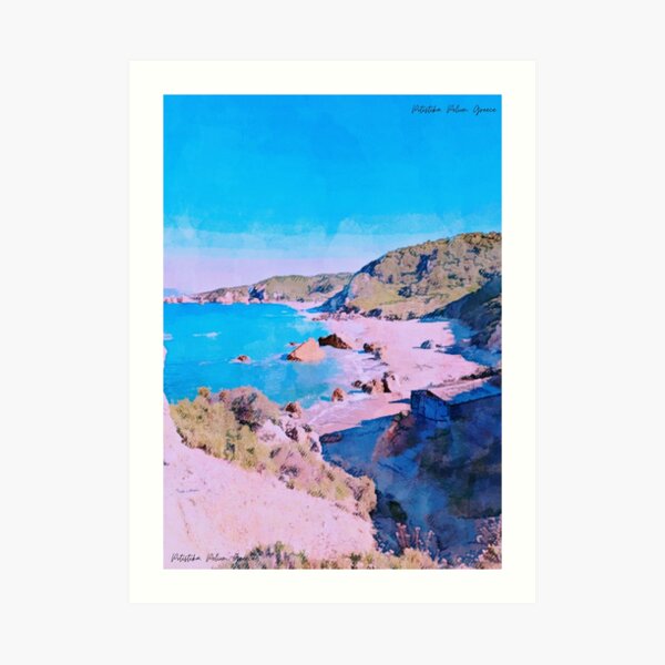 Potistika Beach Poster Art Print