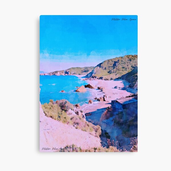 Potistika Beach Poster Canvas Print
