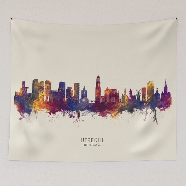 Item preview, Utrecht The Netherlands Skyline designed and sold by ArtPrints.