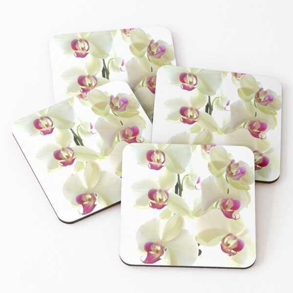 Item preview, Elegant and Fresh White and Pink Orchid  designed and sold by Versatill.