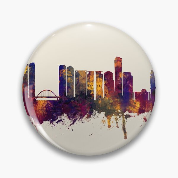 Item preview, Tel Aviv Israel Skyline designed and sold by ArtPrints.
