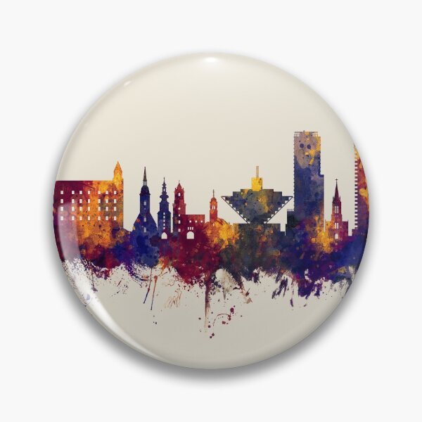 Item preview, Bratislava Slovakia Skyline designed and sold by ArtPrints.
