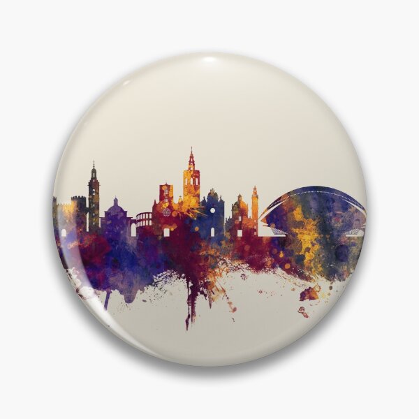 Artikelvorschau, Valencia Spain Skyline entworfen und verkauft von ArtPrints.