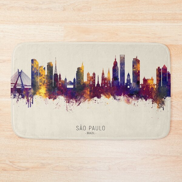 Item preview, São Paulo Skyline Brazil designed and sold by ArtPrints.