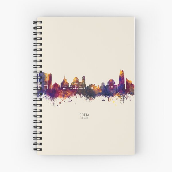 Item preview, Sofia Bulgaria Skyline designed and sold by ArtPrints.