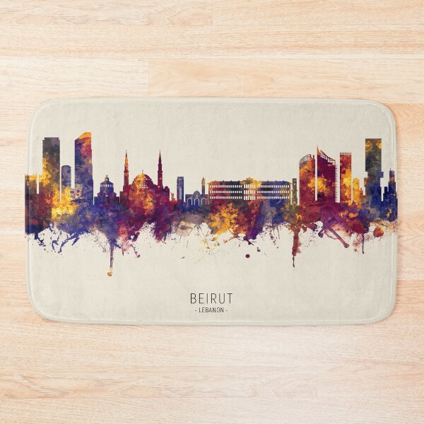 Item preview, Beirut Lebanon Skyline designed and sold by ArtPrints.