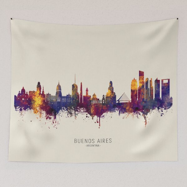 Item preview, Buenos Aires Argentina Skyline designed and sold by ArtPrints.