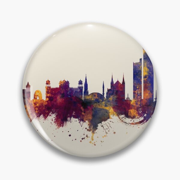Item preview, Karachi Pakistan Skyline designed and sold by ArtPrints.