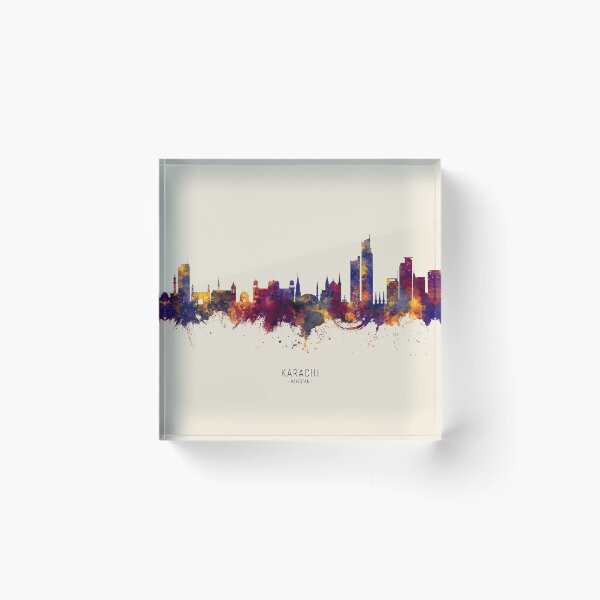 Item preview, Karachi Pakistan Skyline designed and sold by ArtPrints.