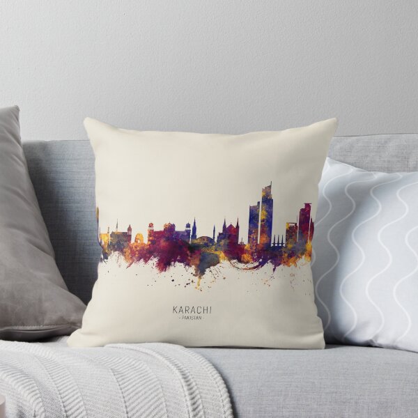 Item preview, Karachi Pakistan Skyline designed and sold by ArtPrints.