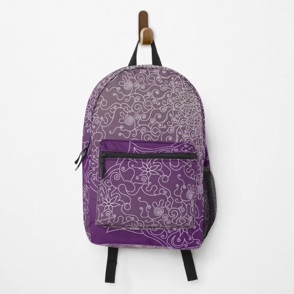 Item preview, Beautiful lace-like mandala in purple and white designed and sold by CiniArt.
