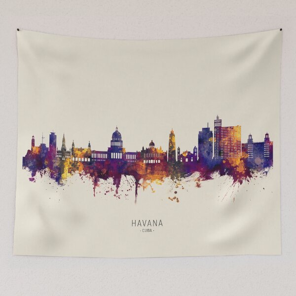 Item preview, Havana Cuba Skyline designed and sold by ArtPrints.