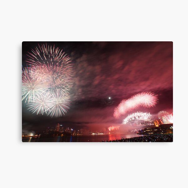 Sydney Fireworks Canvas Print