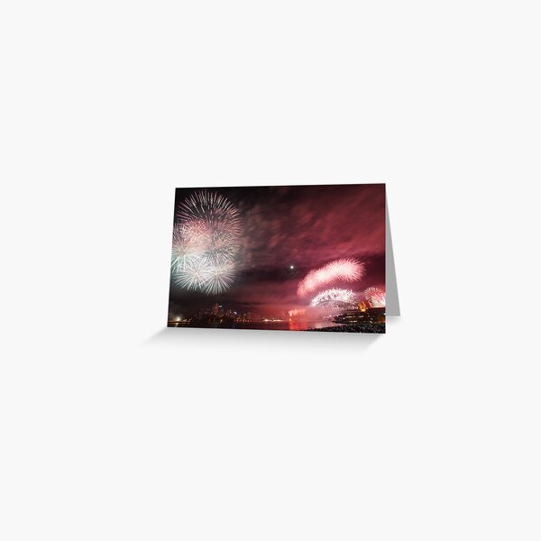 Sydney Fireworks Greeting Card