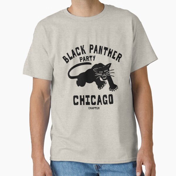 Item preview, BLACK LIVES MATTER: 'Black Panther Party: Chicago Chapter': Original Black on Cream designed and sold by Day Chapman.