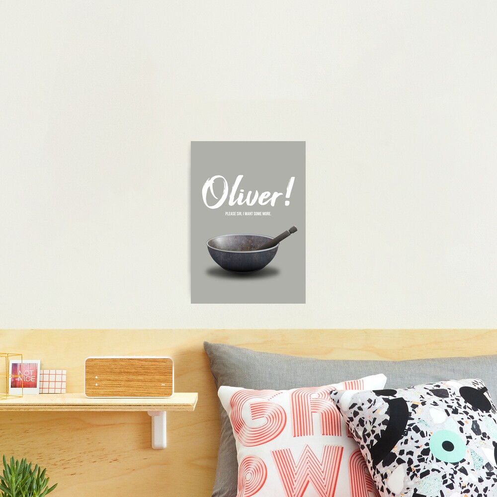 Oliver! - Alternative Movie Poster Photographic Print
