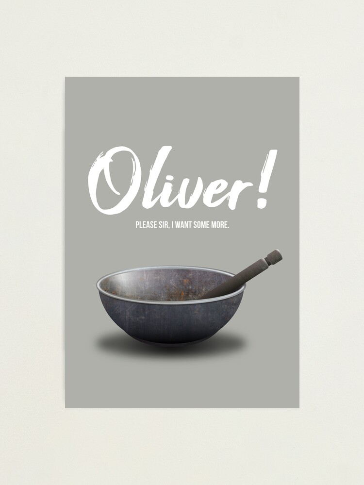 Alternate view of Oliver! - Alternative Movie Poster Photographic Print