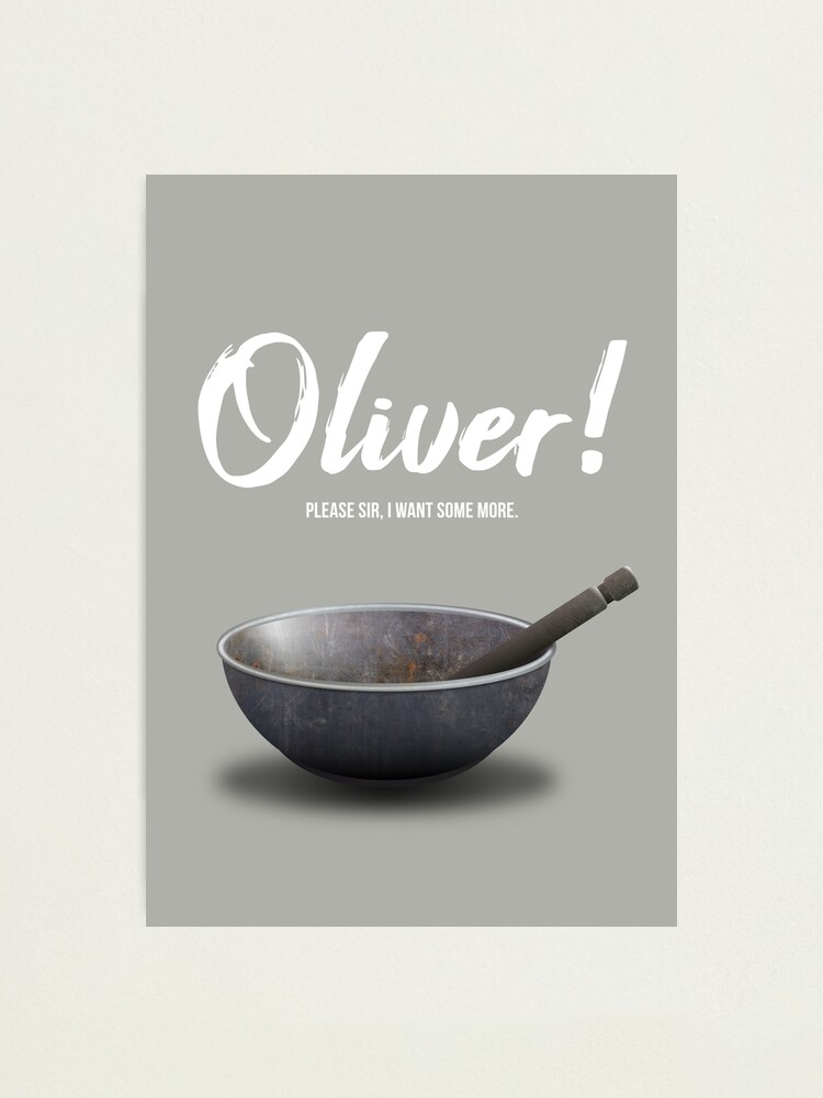 Alternate view of Oliver! - Alternative Movie Poster Photographic Print