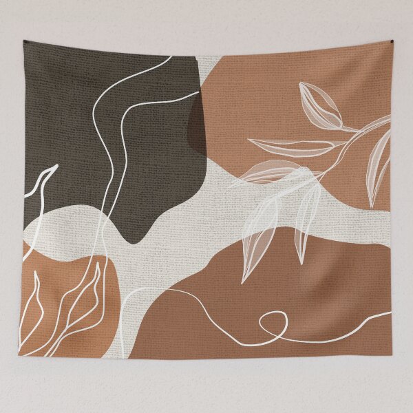 Item preview, Leafy Lane in Brown and Tan 2 designed and sold by simplydesignart.